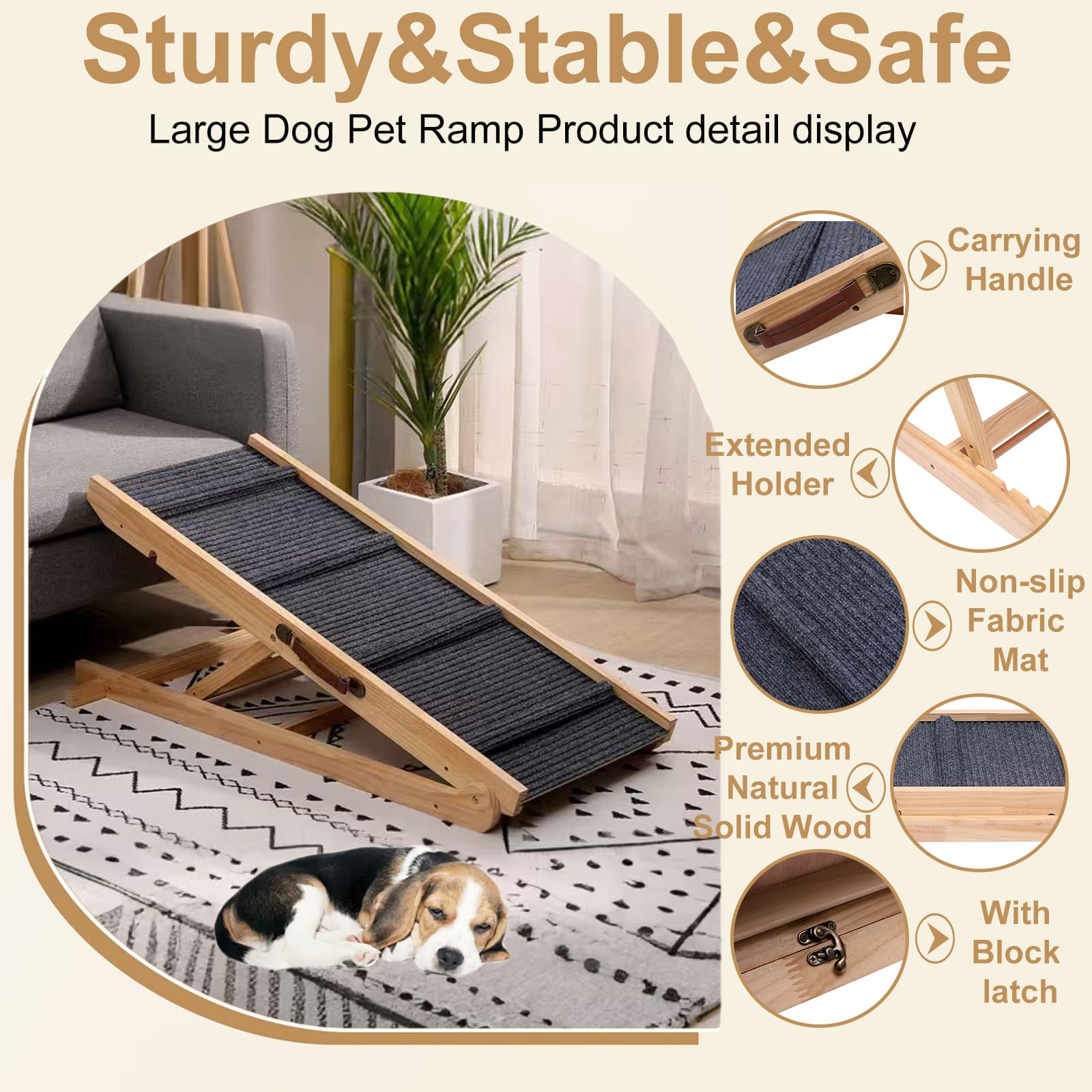 Amazon.co.jp: 折りたたみ式 調節可能 ペット犬用スロープ : ペット用品
